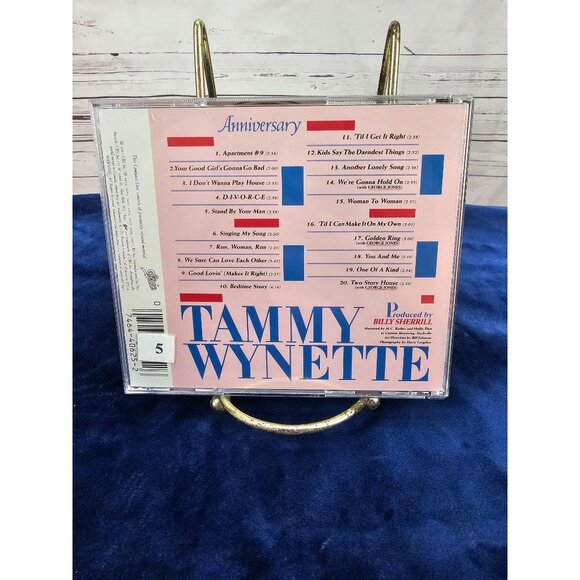 Tammy Wynette - Anniversary: Twenty Years Of Hits (CD, 1987, Epic Records) - Picture 2 of 4